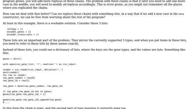 Code Review: Categorizing gene sequences read from a CSV file (3 Solutions!!) смотреть онлайн