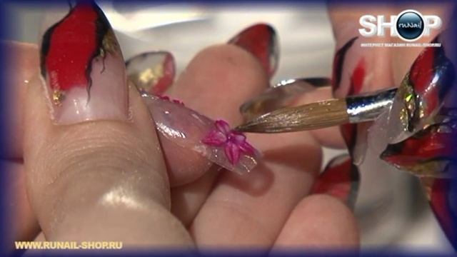 RuNail-Shop.ru. Нейл-Арт. Украшение ногтей на материалах RuNail. Часть 2 смотреть онлайн