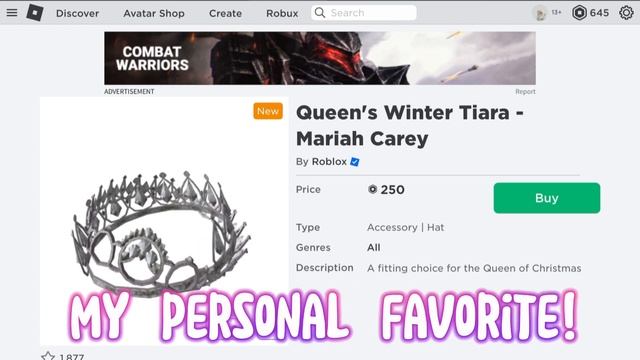 ROBLOX NEW LIMITED! *BUY FAST* THIS WINTER LIMITED ITEM IS ON SALE! CHRISTMAS LIMITEDS TO MAKE ROBU смотреть онлайн