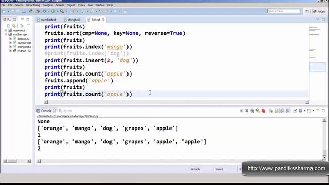 Roles of List collection type in Python - Part 2 смотреть онлайн