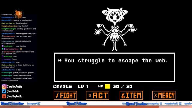 N-n-n-ot sp-sp-spider! :S UNDERTALE! [CardlinPlays] [#8] [And I beat it!] смотреть онлайн