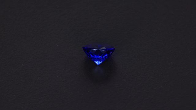 Violet Blue Round Brilliant Cut Tanzanite Gemstone 1.96 Carats смотреть онлайн