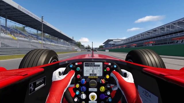 Ferrari F2004 Michael Schumacher vs Bugatti Centodieci Sports at Monza GP смотреть онлайн