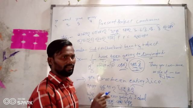 How to make present perfect contineous sentence part-1 смотреть онлайн