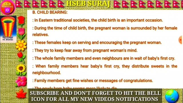 A Child is Born in Nepali | The Heritage of Words Class 12|Compulsory English | Summary | Hseb Sura смотреть онлайн
