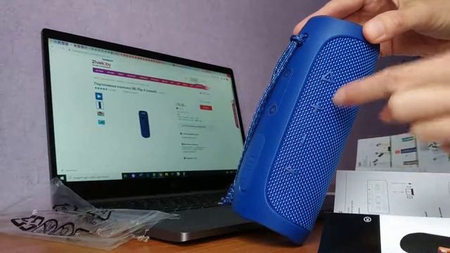 Распаковка - Портативная колонка JBL Flip 4 смотреть онлайн