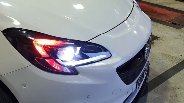 Vauxhall corsa E custom sequential headlights смотреть онлайн
