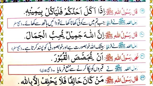 40 Short Hadees { 40 Hadith in Arabic With Urdu Translation } Learn 40 Fourty Short Hadees смотреть онлайн