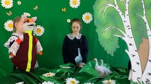 К. Ушинский.  Лиса и гуси.