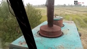 Выкорчевка деревьев на ТРАКТОРЕ Т-150.