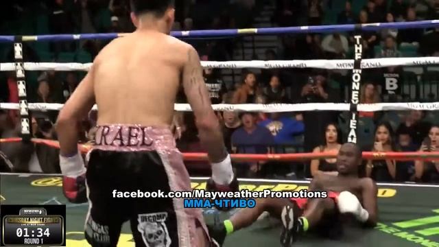 Первый раунд: правило трёх нокдаунов/First round: the 3 knockdown rule. Thursday Night Fights. смотреть онлайн