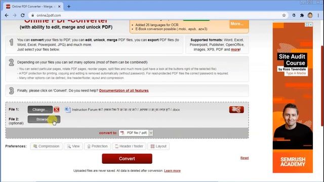 How to Convert PDF in any File Online Free? смотреть онлайн
