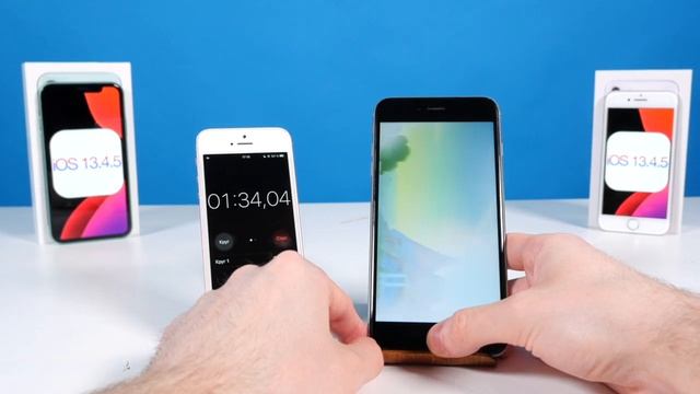 ⚠️НОВАЯ iOS 13.4.5 на iPhone 6S в сравнении с iOS 13.4 + ТЕСТ БАТАРЕИ смотреть онлайн