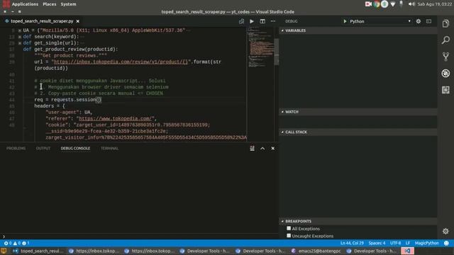 Python Scraping Series - Tokopedia Scraper Part 3 смотреть онлайн