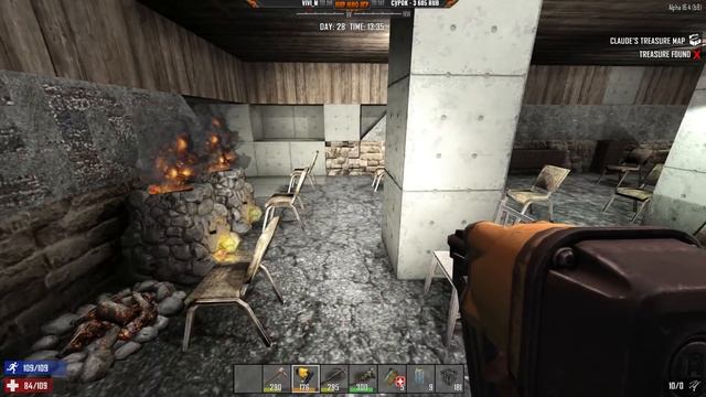 7 Days to Die - лезвия ловушки против сотни зомби - 7 ночь смотреть онлайн