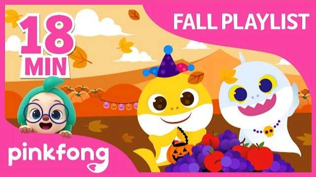 Ghost Baby Shark | Fall Playlist | +Compilation | Sweater Weather | Pinkfong Songs For Children