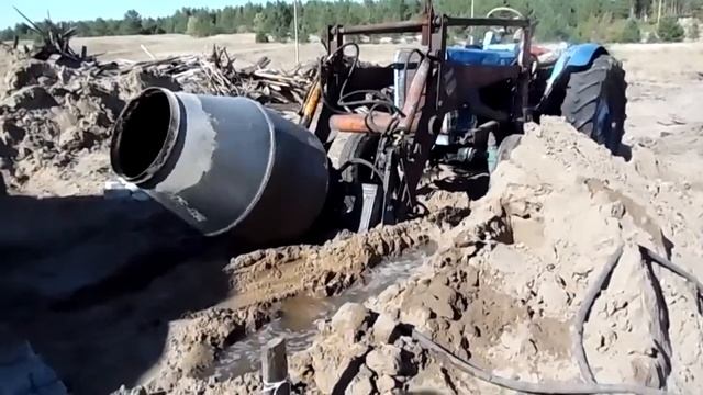 бетоносмеситель к тракторам с гидроприводом смотреть онлайн