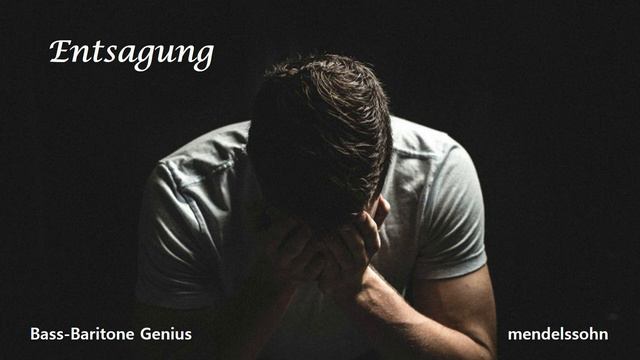Entsagung ( 체념/포기 ) - Fanny Mendelssohn / Mendelssohn op.9 No.11 / Bass-baritone 김병희. Pianist 김혜원 смотреть онлайн