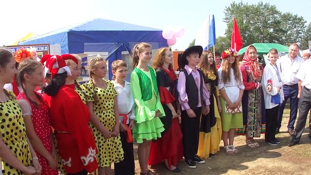 Делегация р.п. Чаадаевка на Сабантуе 2016