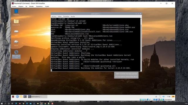 SER Raspberry Pi Instalar Guest Additions de Oracle VM VirtualBox смотреть онлайн