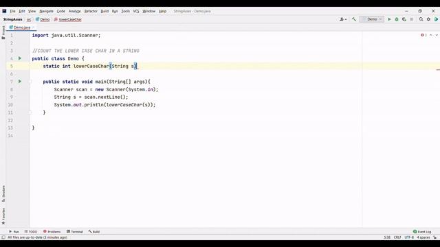 COUNT THE LOWERCASE CHAR IN A GIVEN STRING JAVA PROGRAMMING NO SOUND COPY CODE смотреть онлайн