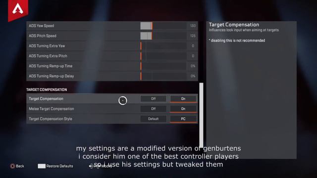 My ALC (Advanced Look Controls) Settings for Apex Legends + My Stats смотреть онлайн