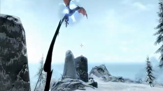 Skyrim:Killling a red dragon on skyrim nice and easy смотреть онлайн