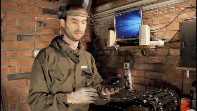 Сборка самодельного снегохода С 380мм гусеницей смотреть онлайн