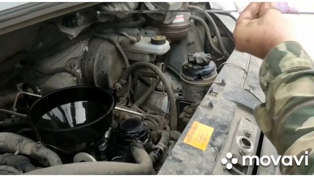 Замена масла двигателя газель некст