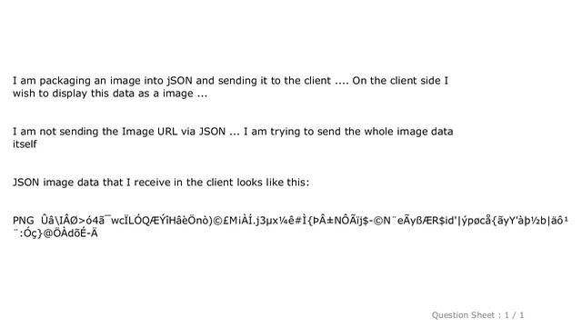 jQuery : Receive Image data as JSON and injecting it into the DOM смотреть онлайн