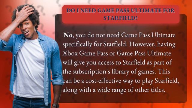Do I need Game Pass Ultimate for Starfield?