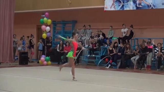 Красноперова Ксения, 2001, Ижевск Металлист, обруч, Юные Грации, Ижевск, 13 12 2014