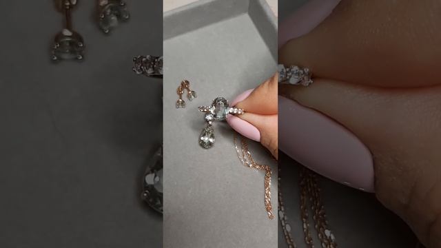 Мои ювелирные украшения с зелёным аметистом (празиолитом)?Украшения от NewGold?Весна?? смотреть онлайн