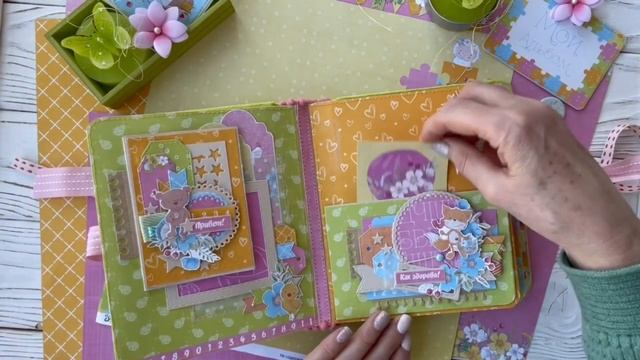 Миниальбом в американском стиле «Время приключений». Коллекция "Детские приключения" ScrapMania. смотреть онлайн