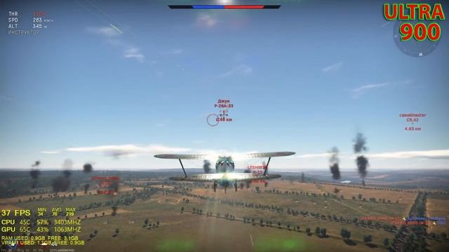 War Thunder Athlon ii x3 445 GTX 950 (1080,900,720) смотреть онлайн
