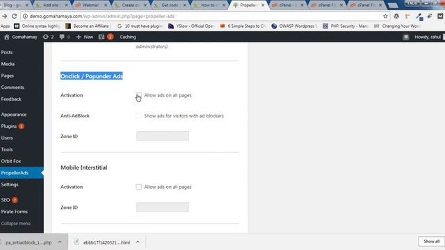 How To Setup Propellerads In WordPress Website смотреть онлайн