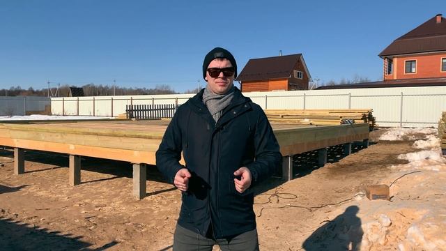 Обвязка свай и перекрытие цоколя | Почему мы перешли на утеплитель Технониколь?