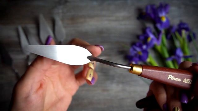 Скульптурная живопись. Видеокурс. Ирисы. смотреть онлайн