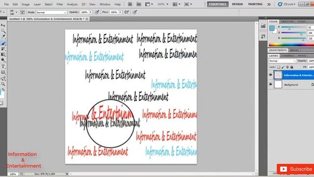 How to create own Brushes in Photoshop CS5 смотреть онлайн