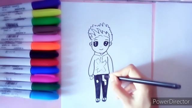 Как нарисовать модного парня. смотреть онлайн