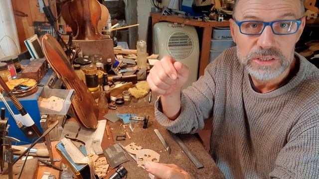 1890 W.E.Hill & Sons Violin restoration day 3 смотреть онлайн