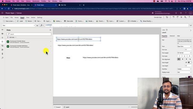 Consume Environment Variable in PowerApps смотреть онлайн