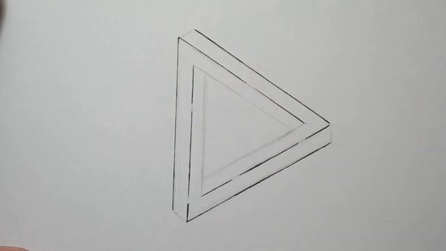 How to Draw a Penrose Triangle - Tattoo Design Style смотреть онлайн