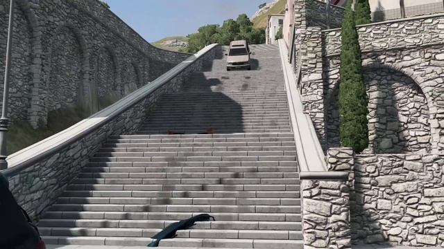 Compact SUV Cars VS Stairs - BeamNG.Drive смотреть онлайн