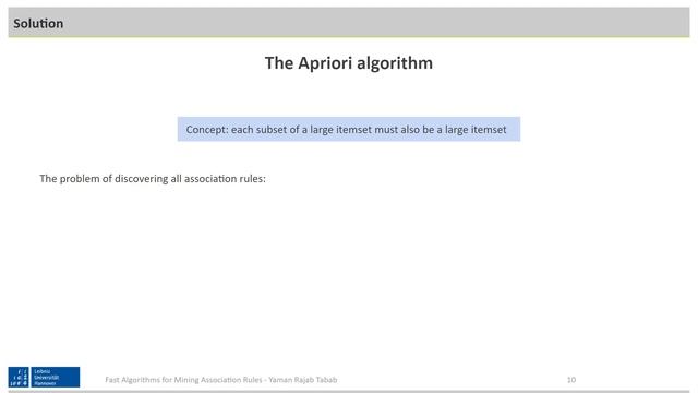 Fast Algorithms for Mining Association Rules (The Apriori Algorithm) смотреть онлайн