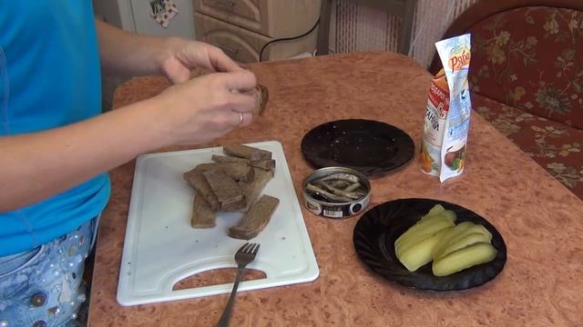 Готовим вместе "Бутерброды со шпротами" смотреть онлайн