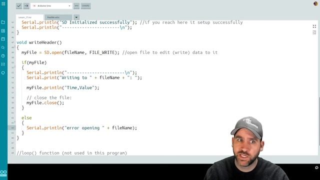Arduino Basics - Lesson 17 - Reading and writing data with a micro SD Card смотреть онлайн