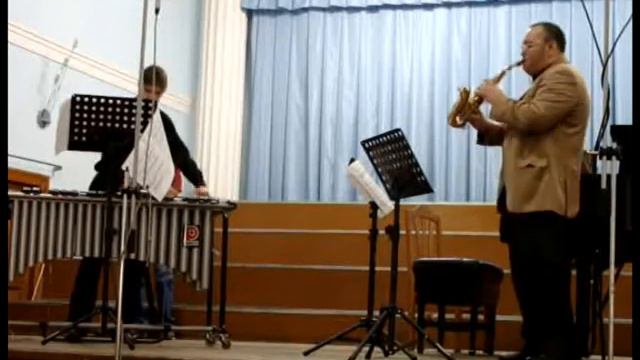 Snejana Pislari. Aeolian harp for vibraphone and soprano-saxophone. смотреть онлайн