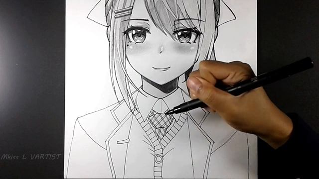 How to DRAW Anime GIRL Step by Step (Part 2) - Anime Drawing Tutorial for Beginners смотреть онлайн