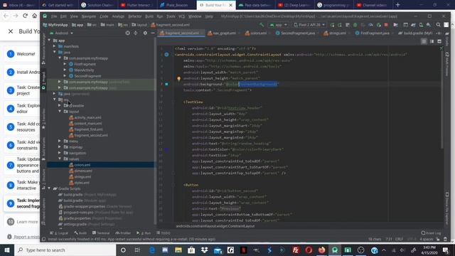 Android Studio Hello World App Java part 4 смотреть онлайн